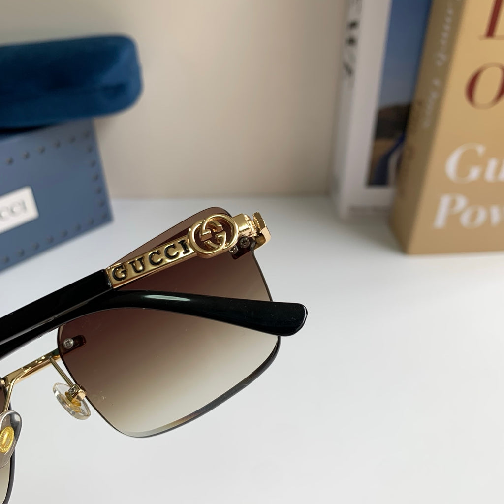 Gucci Metal Square Silver Lens Sunglasses for Men & Women - 371476 - detail image 7
