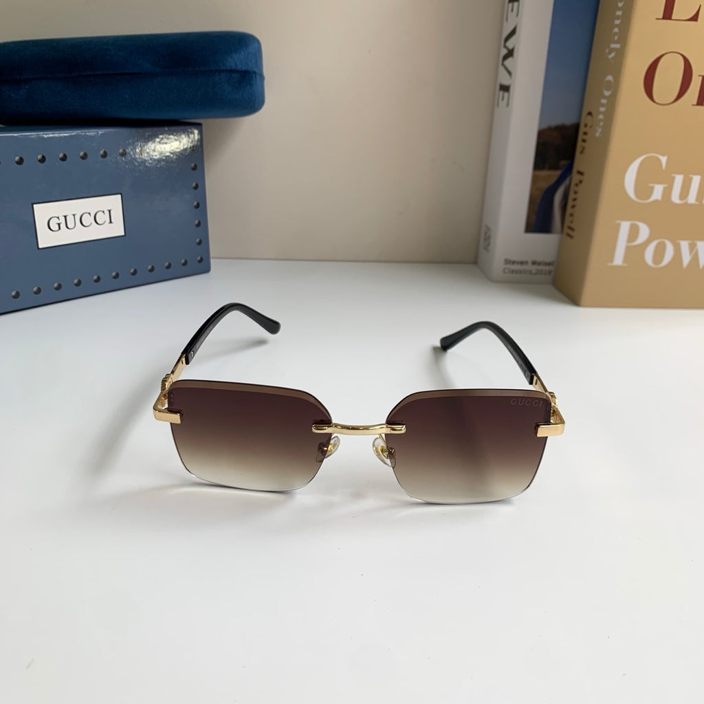 Gucci Metal Square Silver Lens Sunglasses for Men & Women - 371476 - detail image 3
