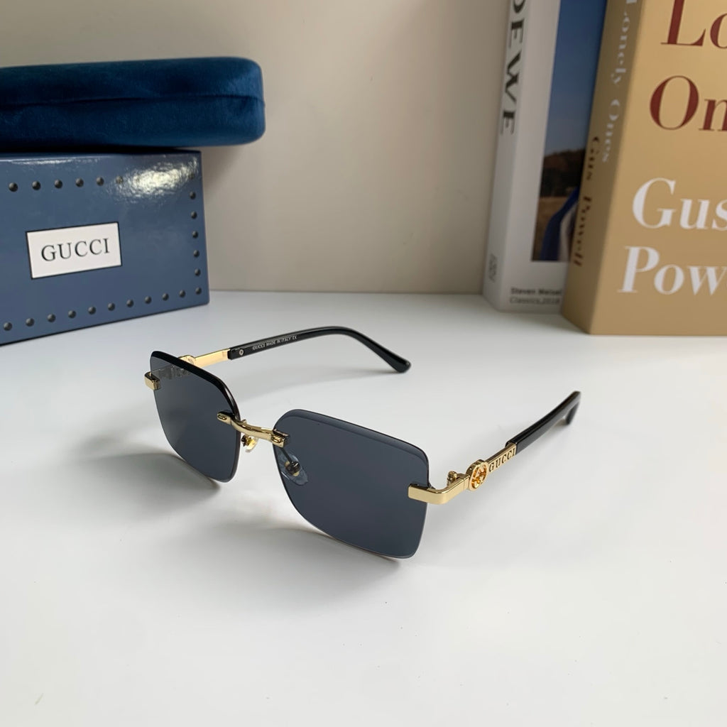 Gucci Metal Square Silver Lens Sunglasses for Men & Women - 371478 - detail image 2