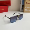 Cartier Square Silver Lens Sunglasses for Men & Women - 372205