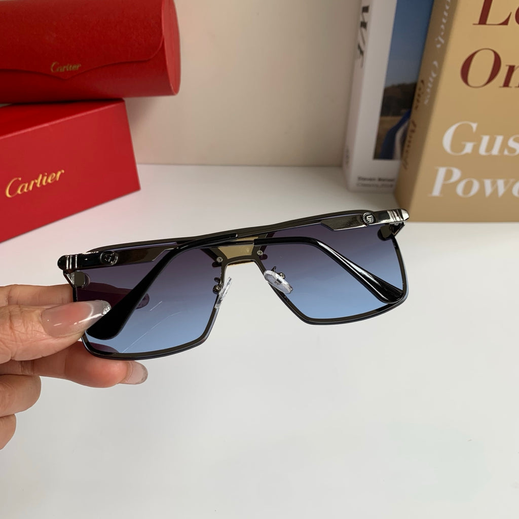 Cartier Square Silver Lens Sunglasses for Men & Women - 372205 - detail image 8