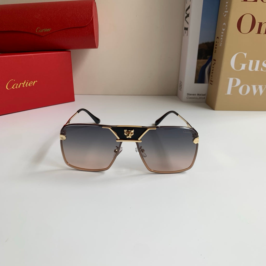 Cartier Square Silver Lens Sunglasses for Men & Women - 372206 - detail image 3