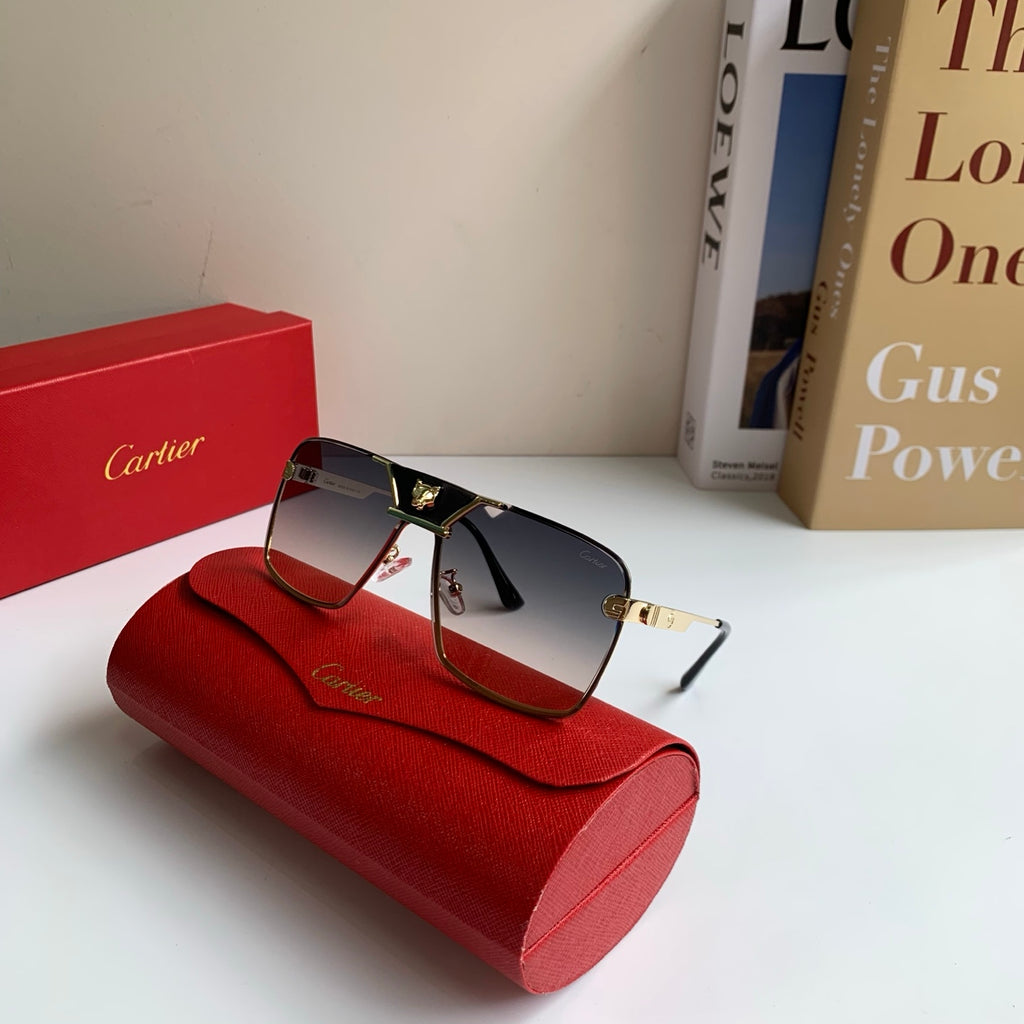 Cartier Square Silver Lens Sunglasses for Men & Women - 372206 - detail image 5