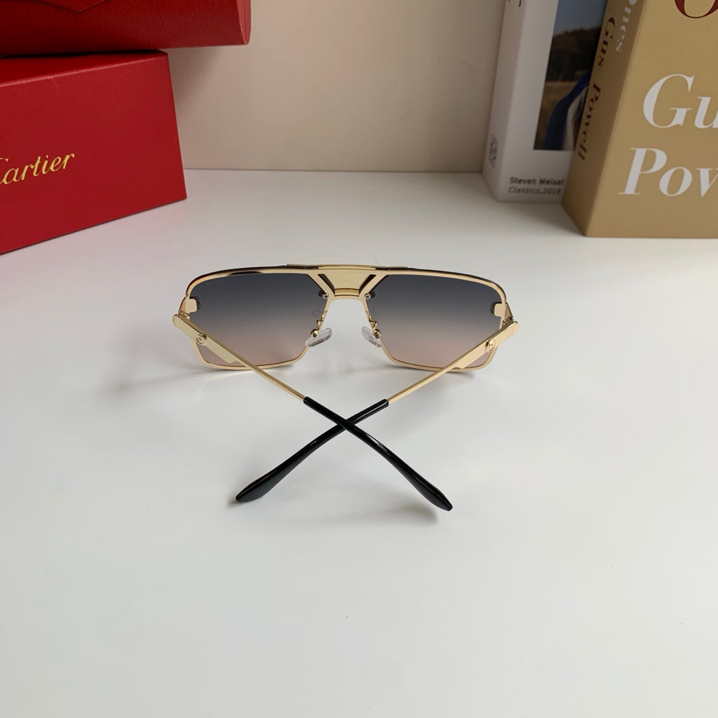 Cartier Square Silver Lens Sunglasses for Men & Women - 372206 - detail image 8