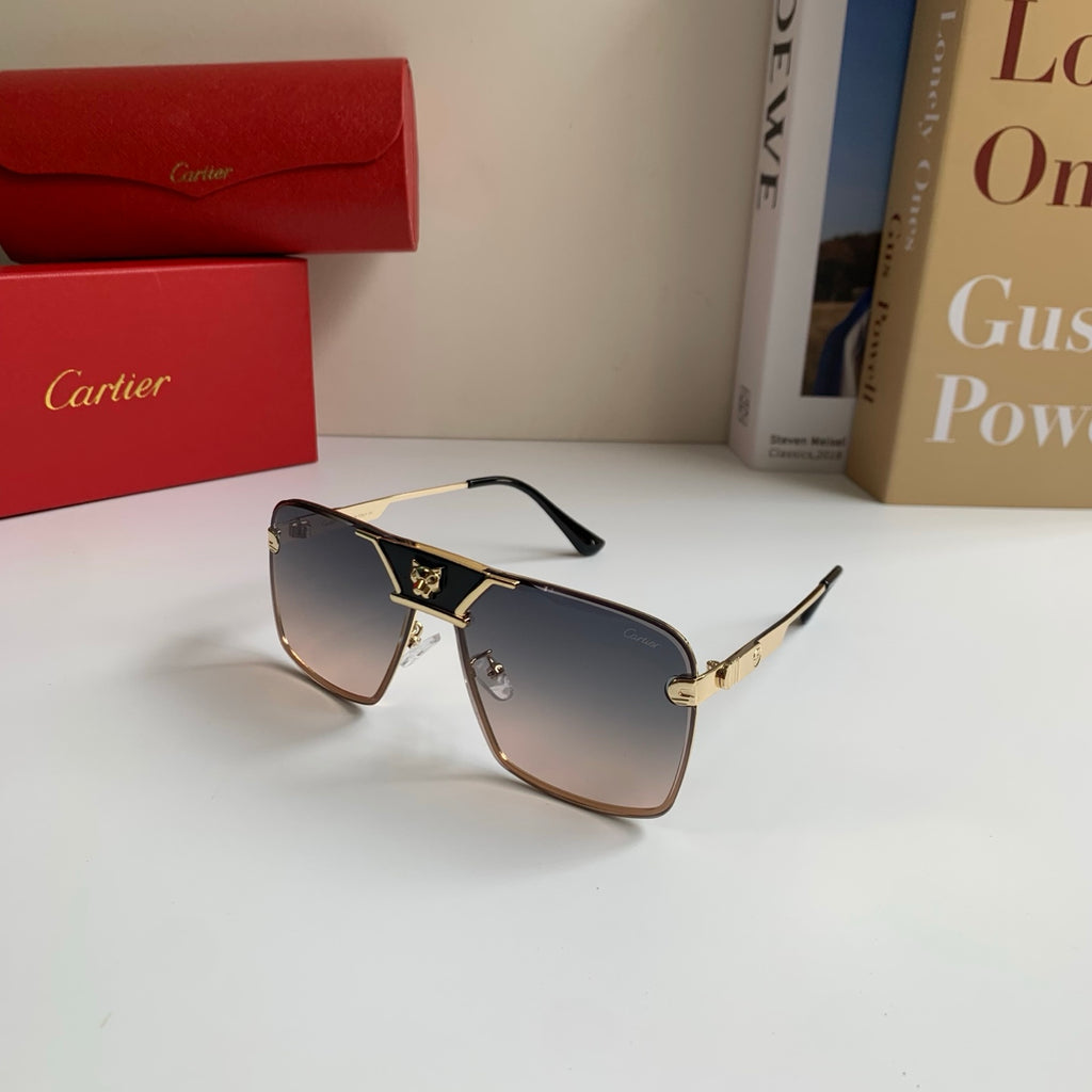 Cartier Square Silver Lens Sunglasses for Men & Women - 372206 - detail image 2