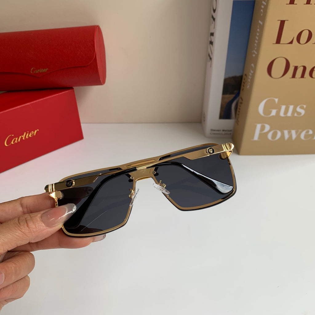 Cartier Square Silver Lens Sunglasses for Men & Women - 372207 - detail image 8