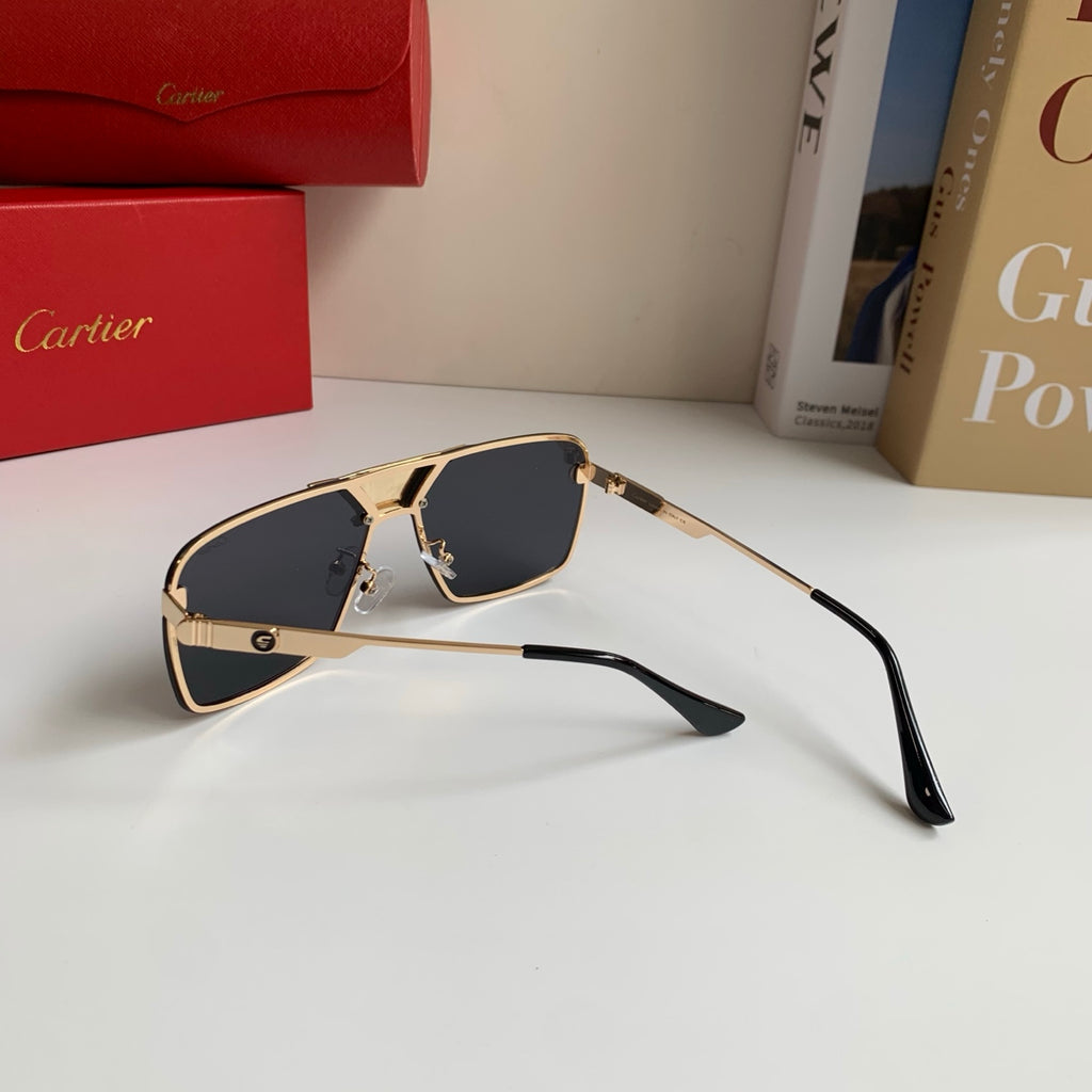 Cartier Square Silver Lens Sunglasses for Men & Women - 372207 - detail image 7