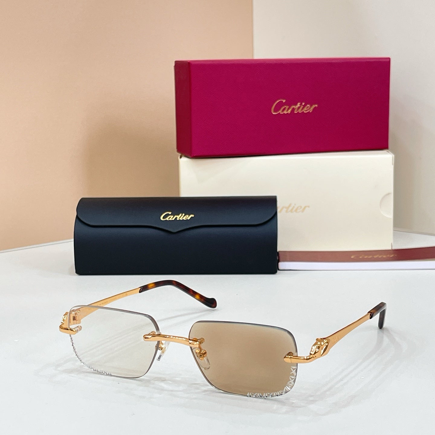 Cartier CT0926S Photochromic Fashion Black Lens Sunglasses for Men & Women