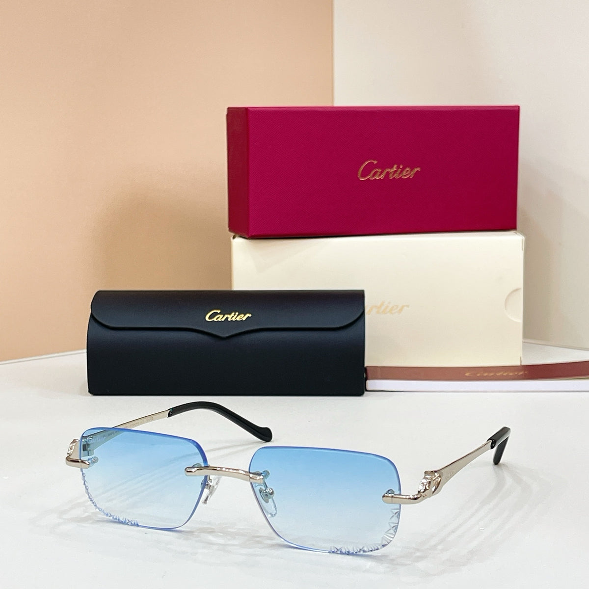 Cartier CT0926S Photochromic Fashion Black Lens Sunglasses for Men & Women - detail image 6