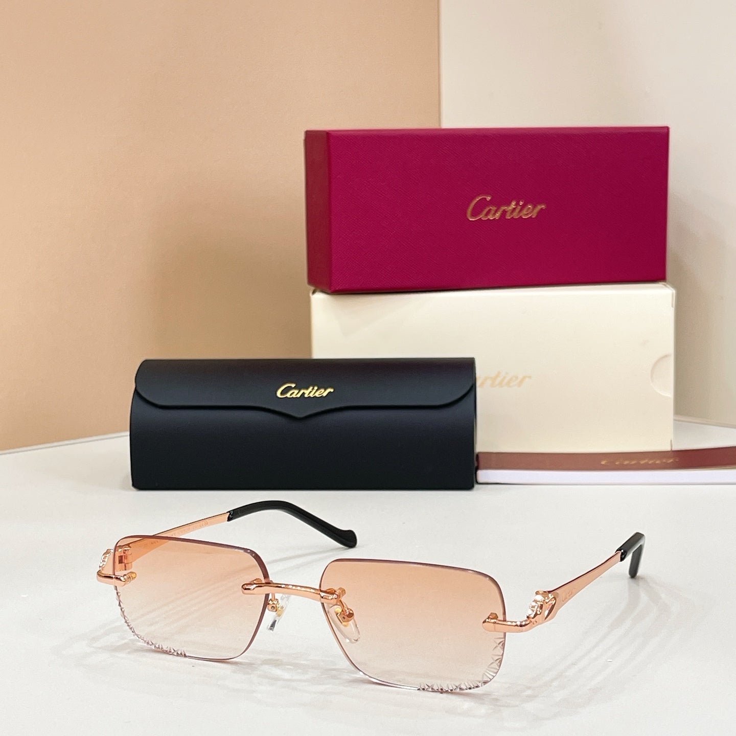 Cartier CT0926S Photochromic Fashion Black Lens Sunglasses for Men & Women - detail image 8