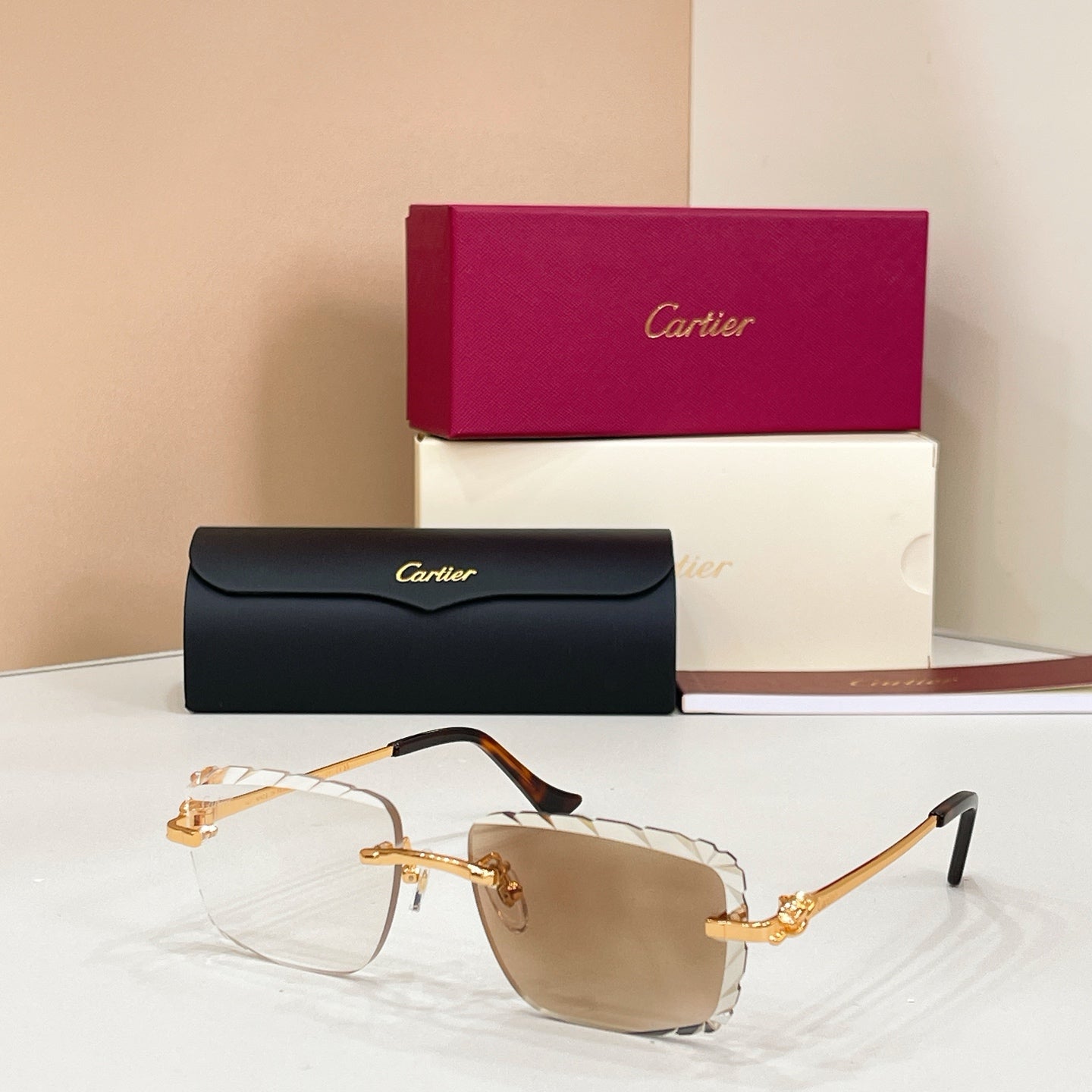 Cartier CT0805S Photochromic Fashion Black Lens Sunglasses for Men & - 132565 - detail image 2
