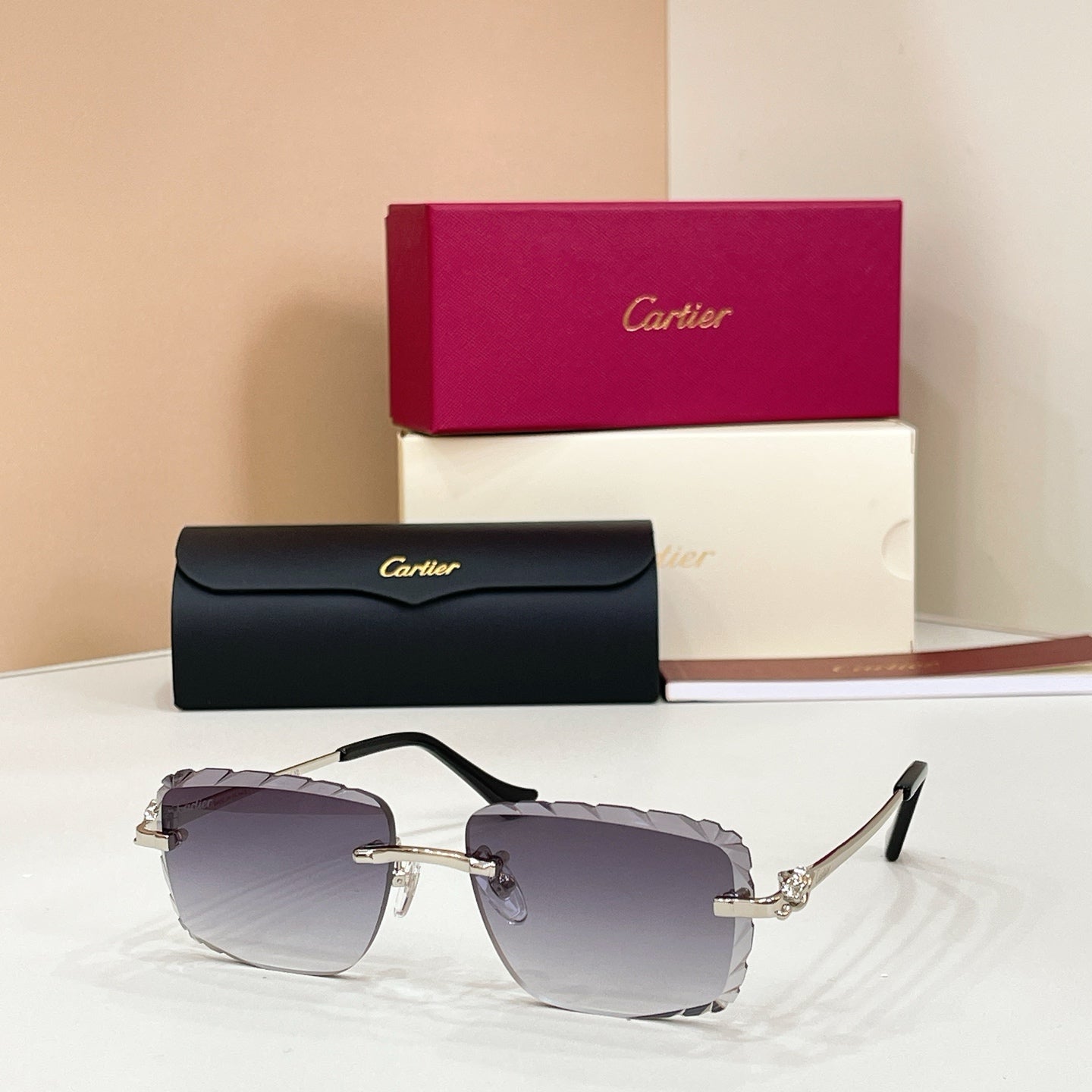 Cartier CT0805S Photochromic Fashion Black Lens Sunglasses for Men & - 132565 - detail image 8