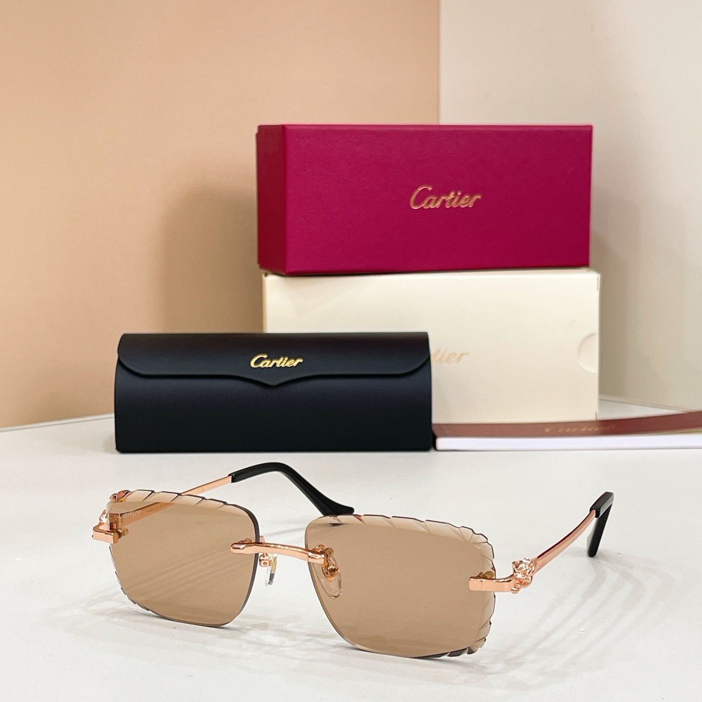Cartier CT0805S Photochromic Fashion Black Lens Sunglasses for Men & - 132565 - detail image 5