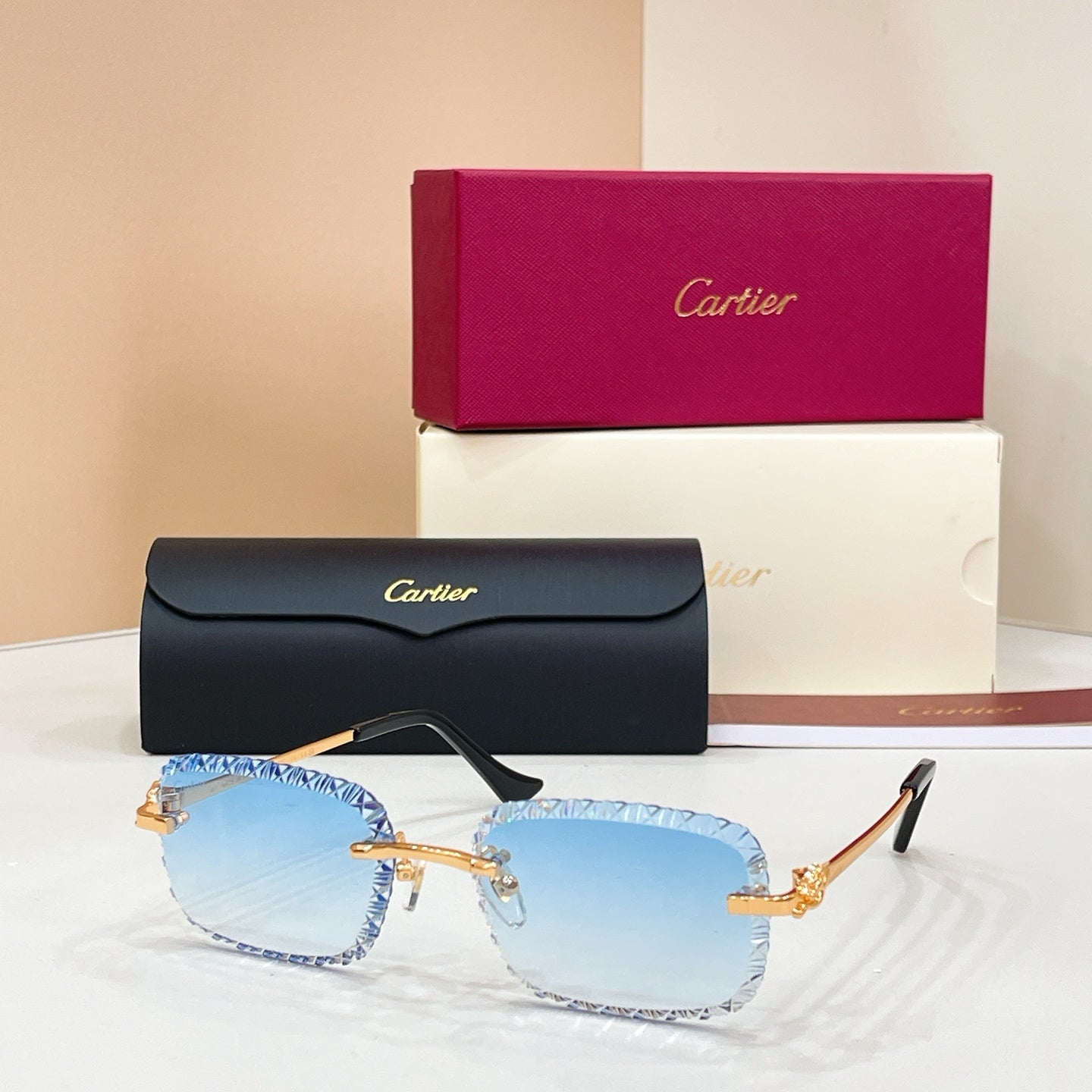 Cartier CT0803S Photochromic Fashion Black Lens Sunglasses for Men & - 132567 - detail image 6