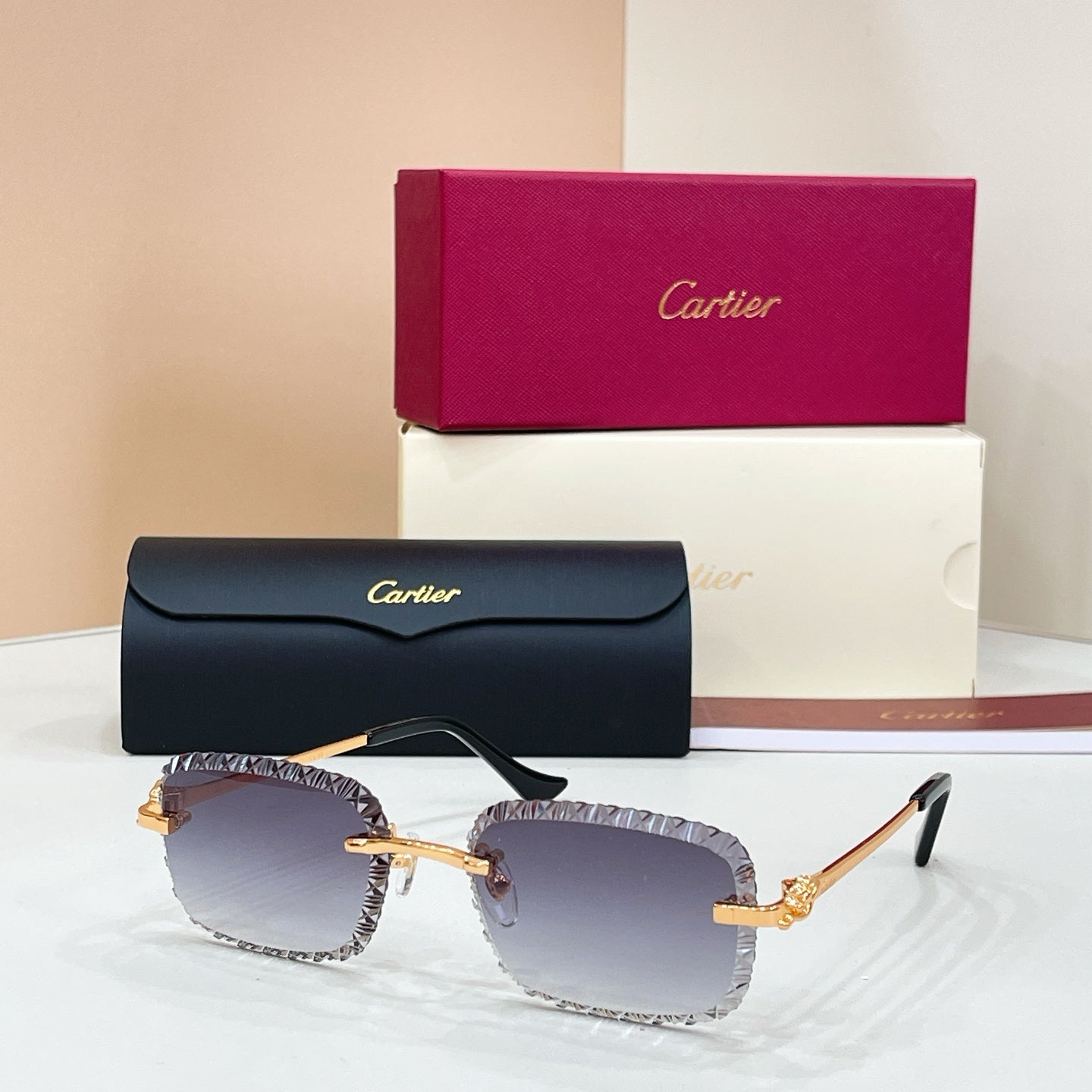Cartier CT0803S Photochromic Fashion Black Lens Sunglasses for Men & - 132567 - detail image 7