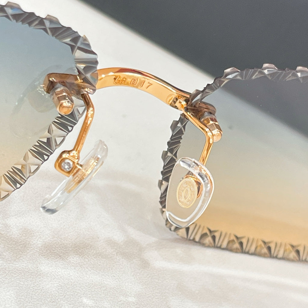 Cartier CT0803S Photochromic Fashion Black Lens Sunglasses for Men & Women - detail image 4