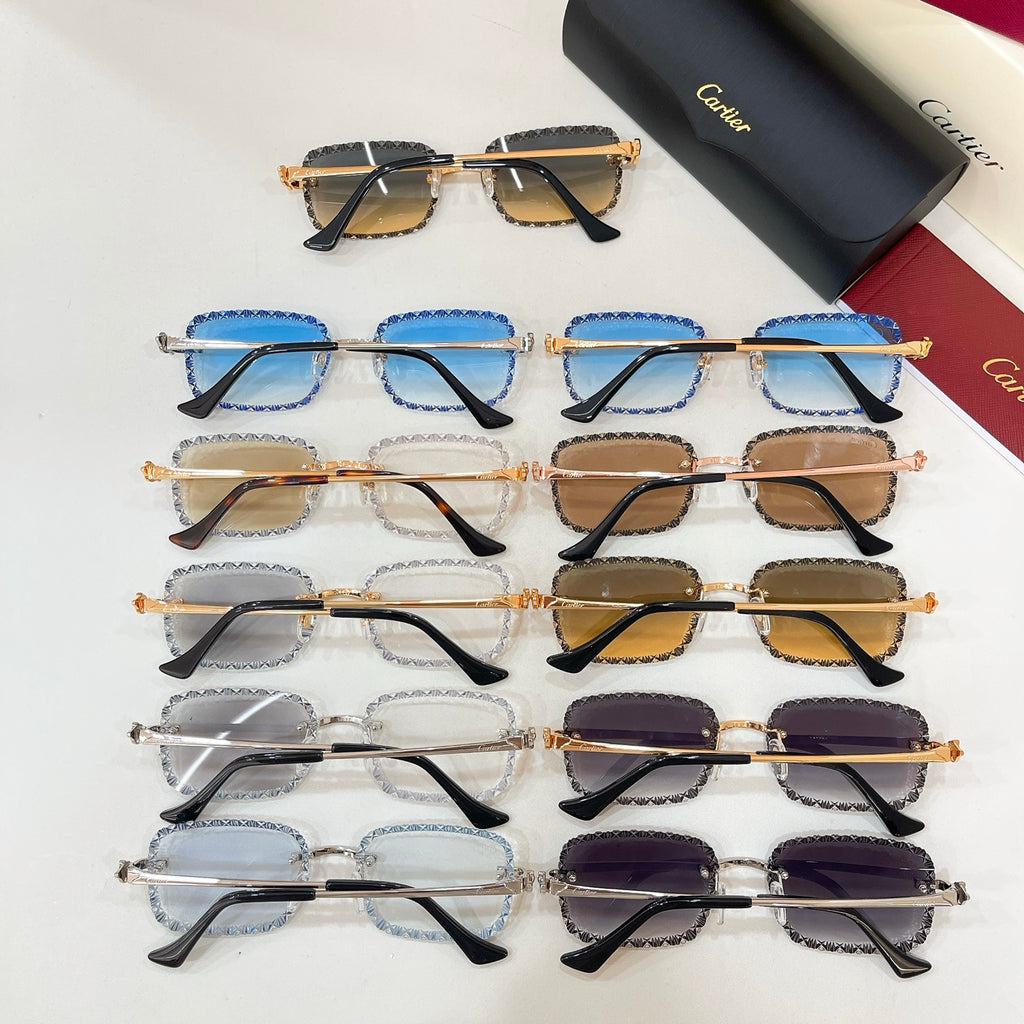 Cartier CT0803S Photochromic Fashion Black Lens Sunglasses for Men & Women - detail image 5
