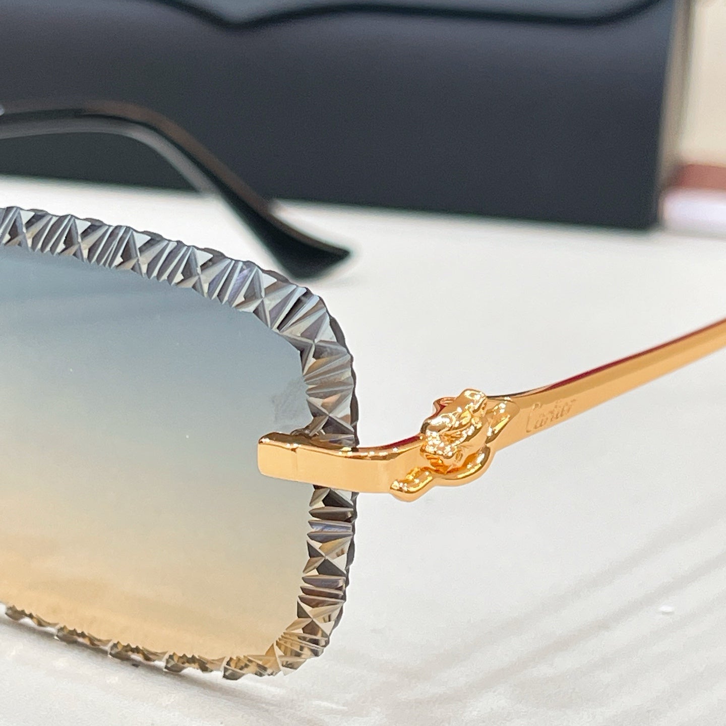 Cartier CT0803S Photochromic Fashion Black Lens Sunglasses for Men & Women - detail image 3