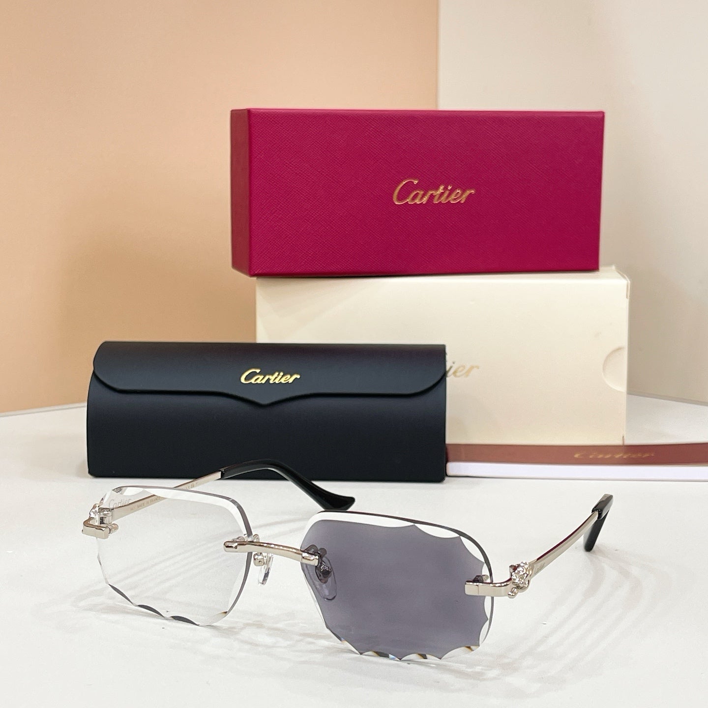 Cartier CT0804S Photochromic Fashion Black Lens Sunglasses for Men & - 132561 - detail image 9