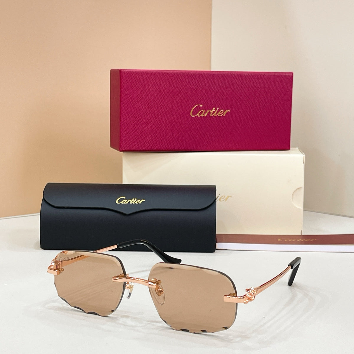 Cartier CT0804S Photochromic Fashion Black Lens Sunglasses for Men & - 132561 - detail image 7