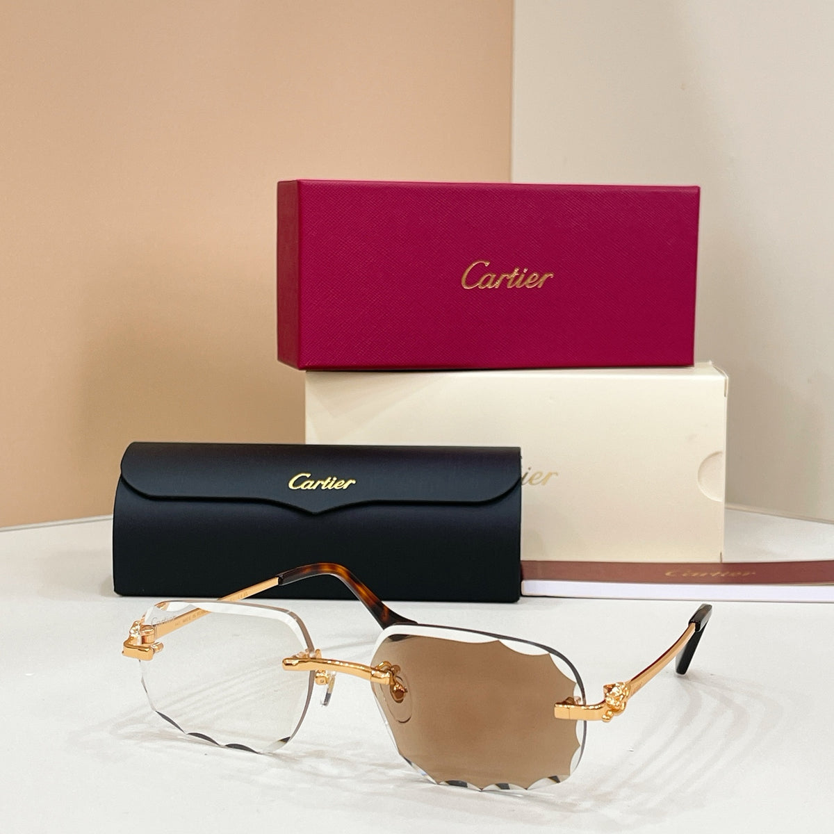 Cartier CT0804S Photochromic Fashion Black Lens Sunglasses for Men & - 132561 - detail image 5