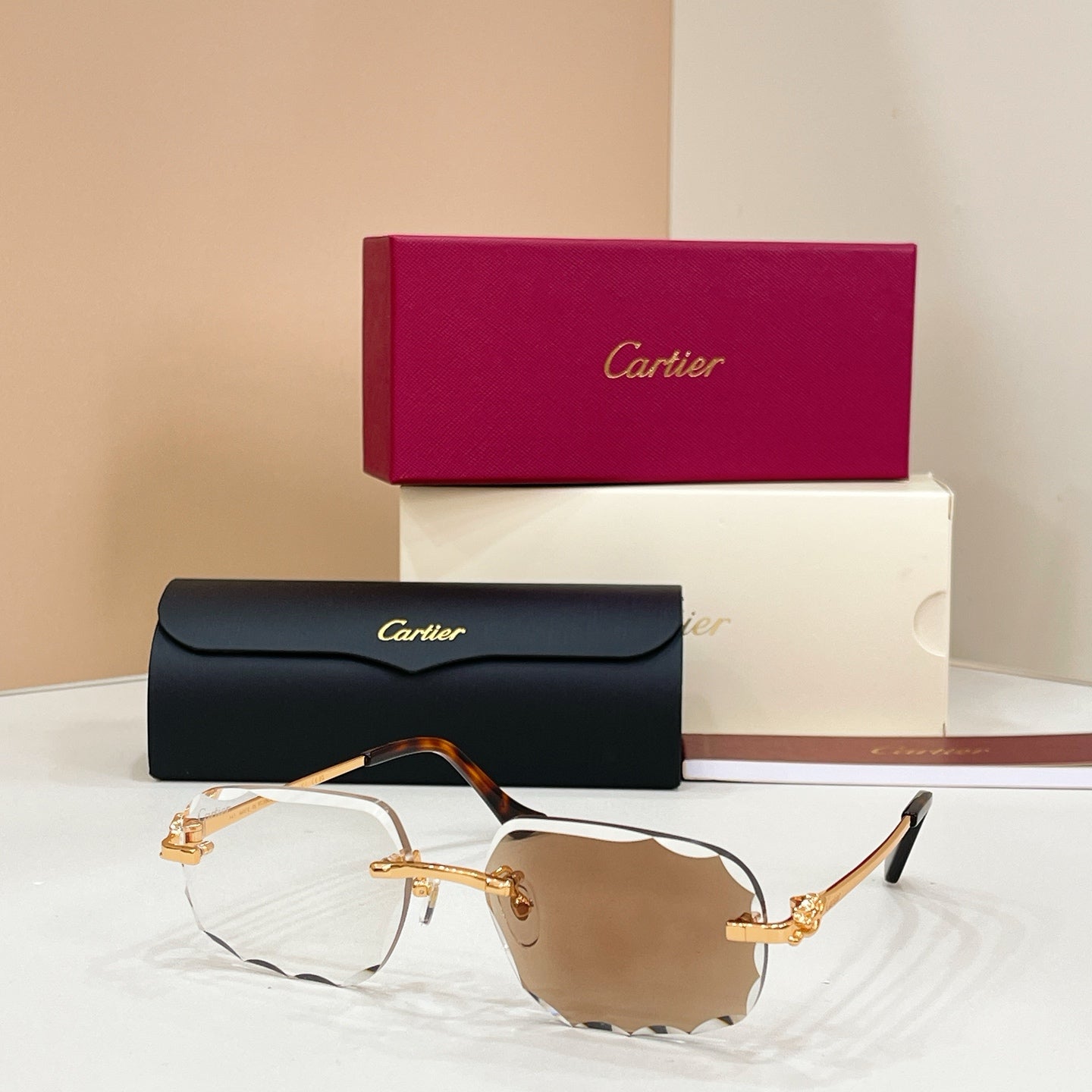 Cartier CT0804S Photochromic Fashion Black Lens Sunglasses for Men & - 132561 - detail image 5