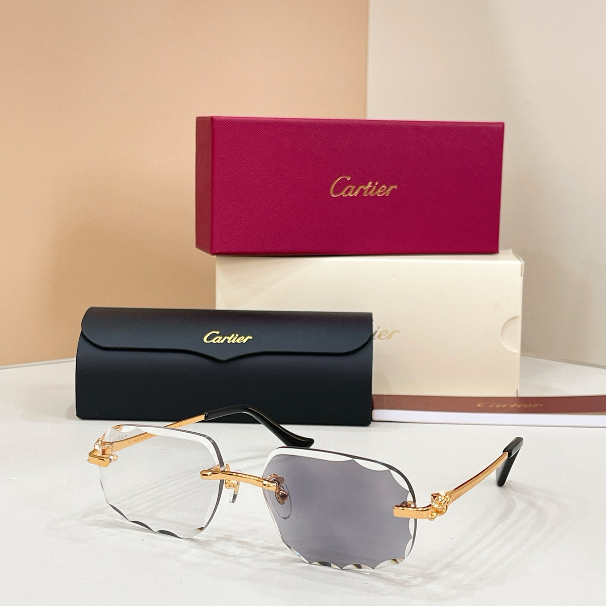 Cartier CT0804S Photochromic Fashion Black Lens Sunglasses for Men & - 132561 - detail image 8