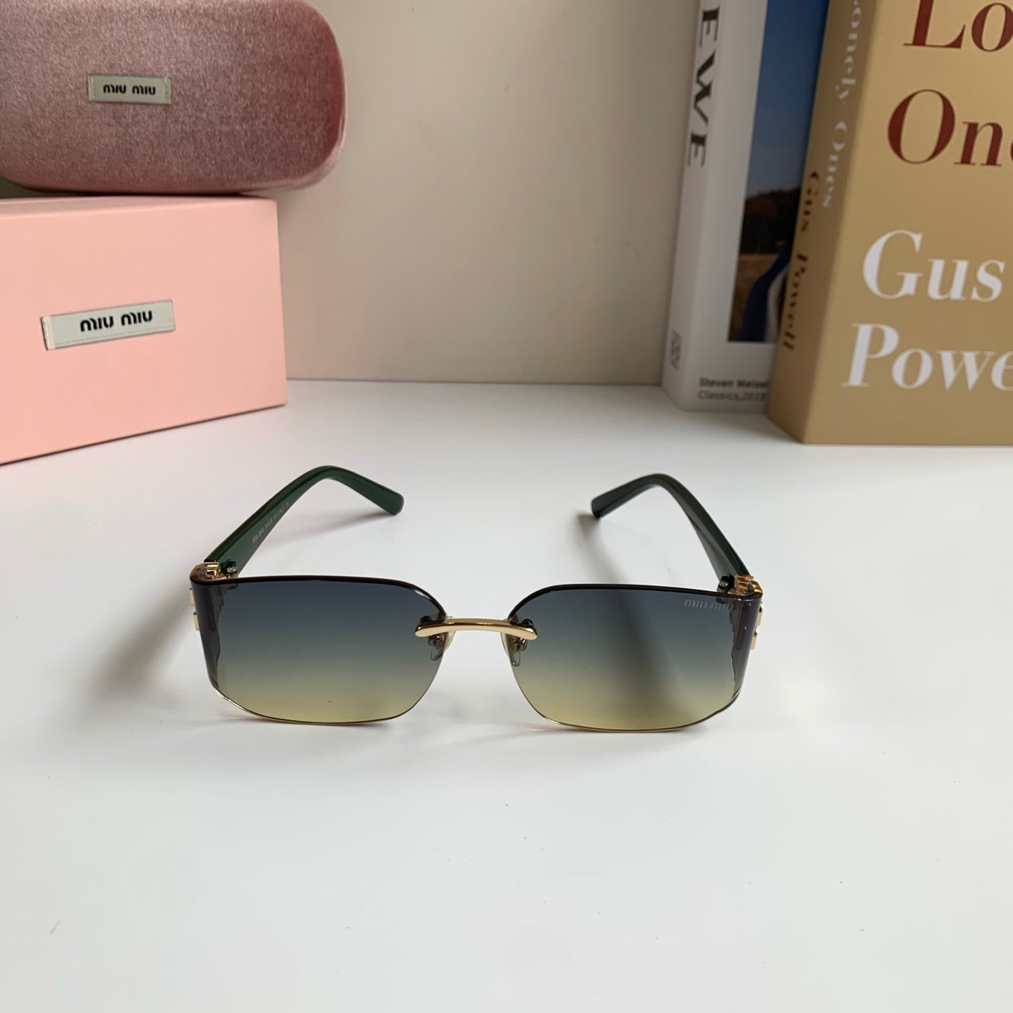 Miu Miu Fashion Silver Lens Sunglasses for Men & Women - 382938 - detail image 4