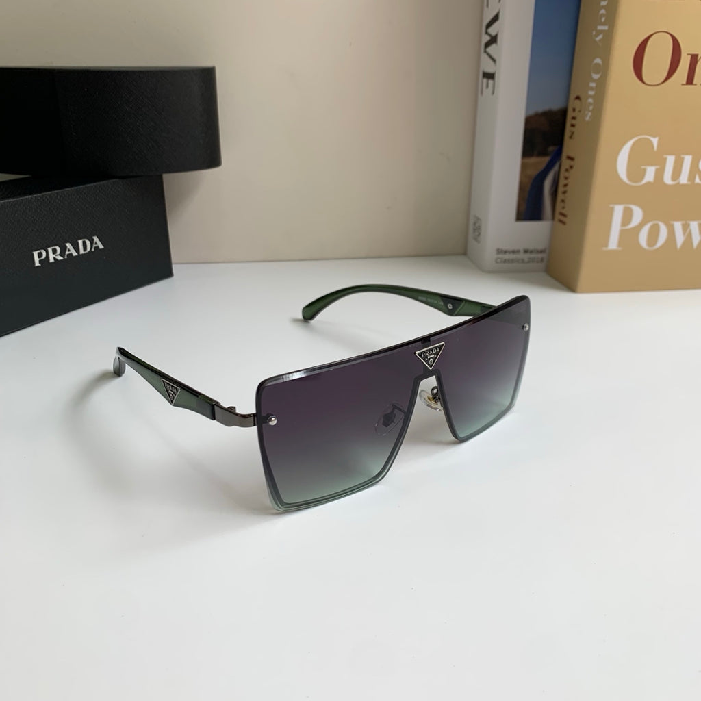 Prada Square Silver Lens Sunglasses for Men & Women - 465710