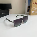 Prada Square Silver Lens Sunglasses for Men & Women - 465710