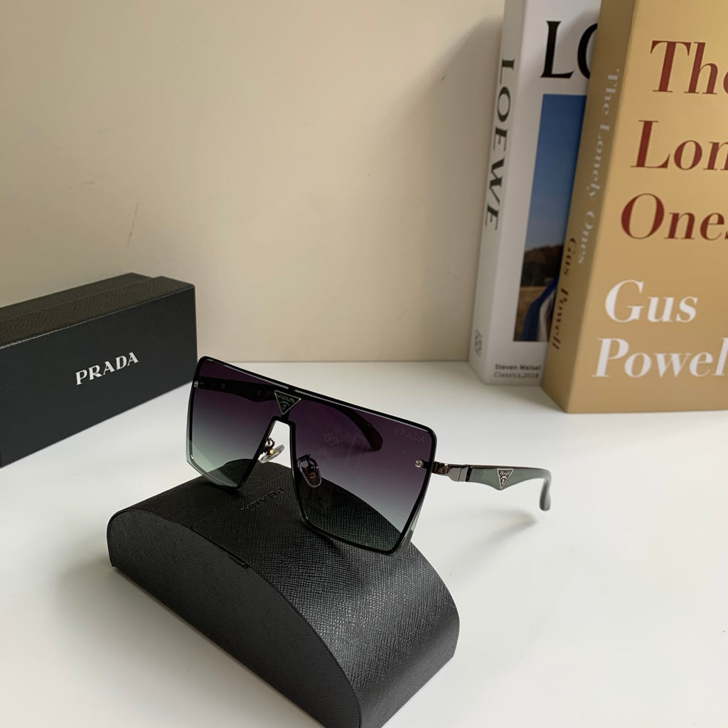 Prada Square Silver Lens Sunglasses for Men & Women - 132496 - detail image 5