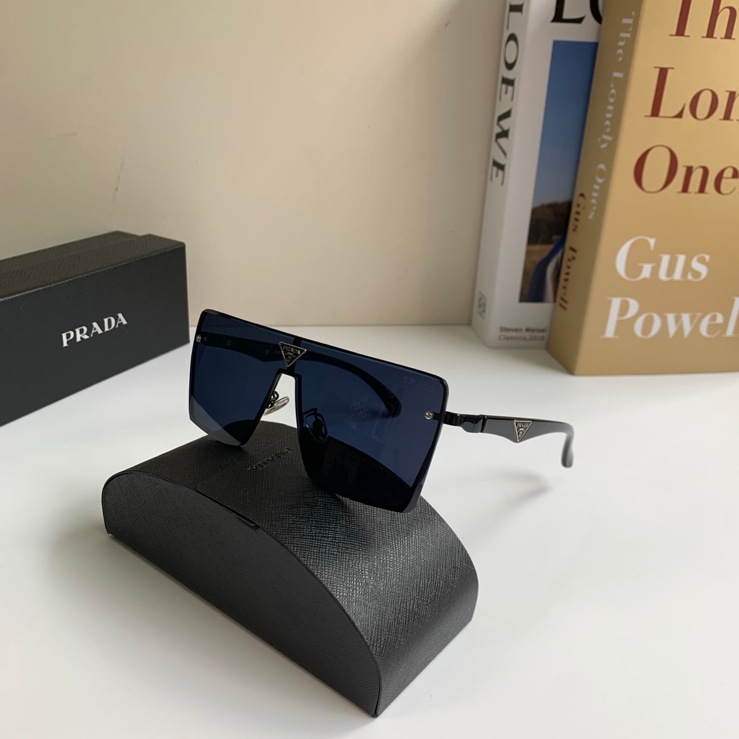 Prada Square Silver Lens Sunglasses for Men & Women - 465711 - detail image 4
