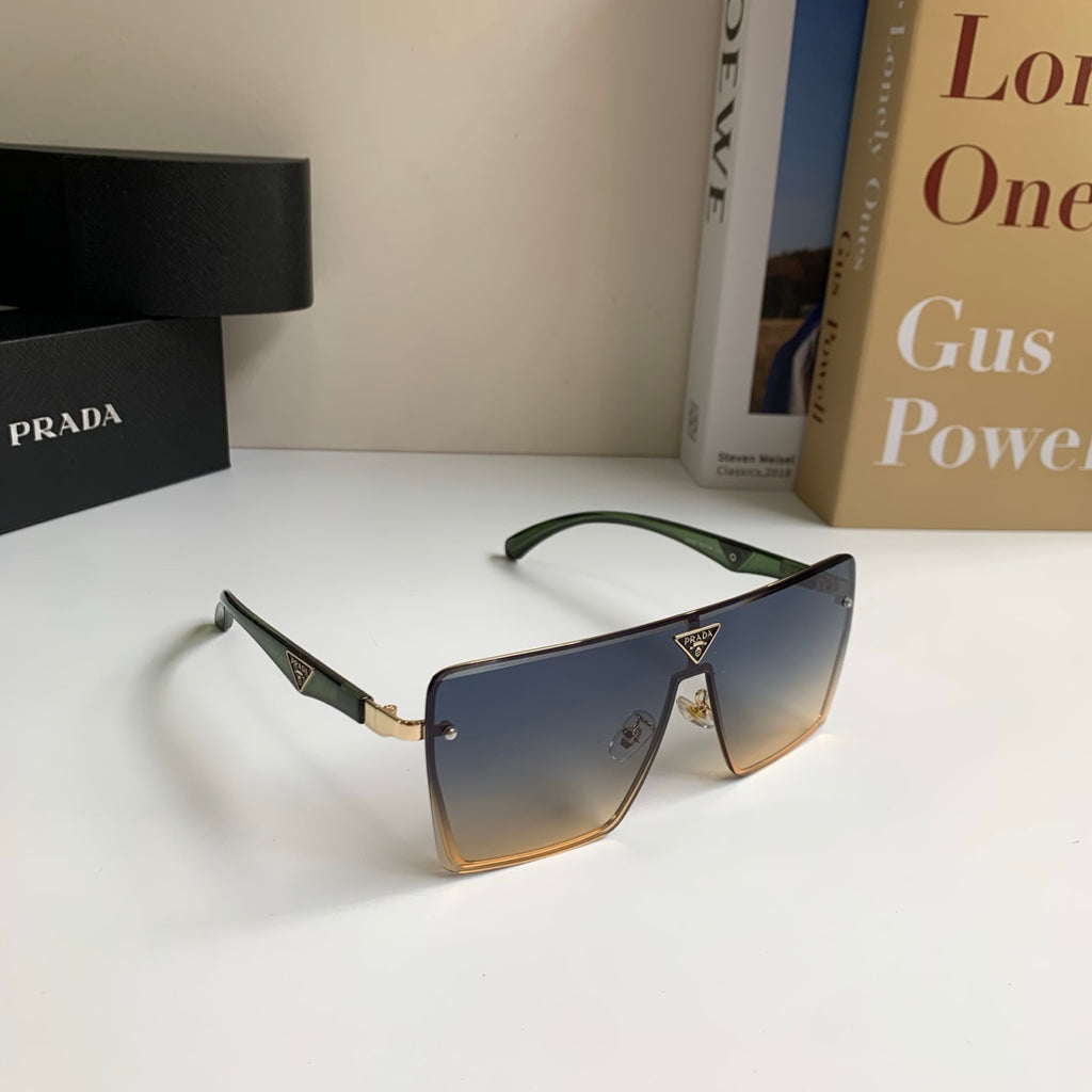 Prada Square Silver Lens Sunglasses for Men & Women - 465712