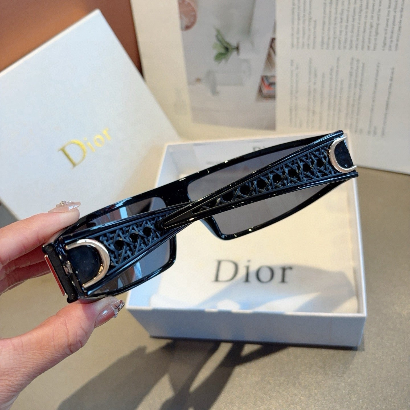 Dior Fashion Blue Lens Sunglasses for Men & Women - 431870 - detail image 5
