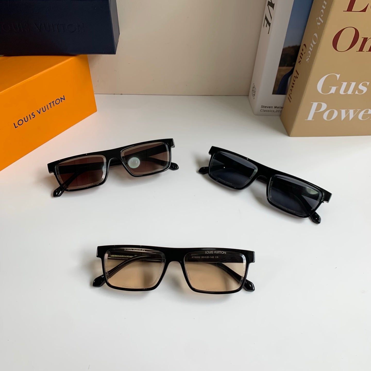 Louis Vuitton Square Silver Lens Sunglasses for Men & Women - 464767 - detail image 9