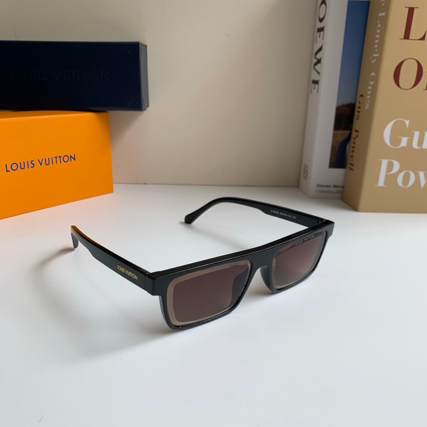 Louis Vuitton Square Gray Lens Sunglasses for Men & Women - 132198