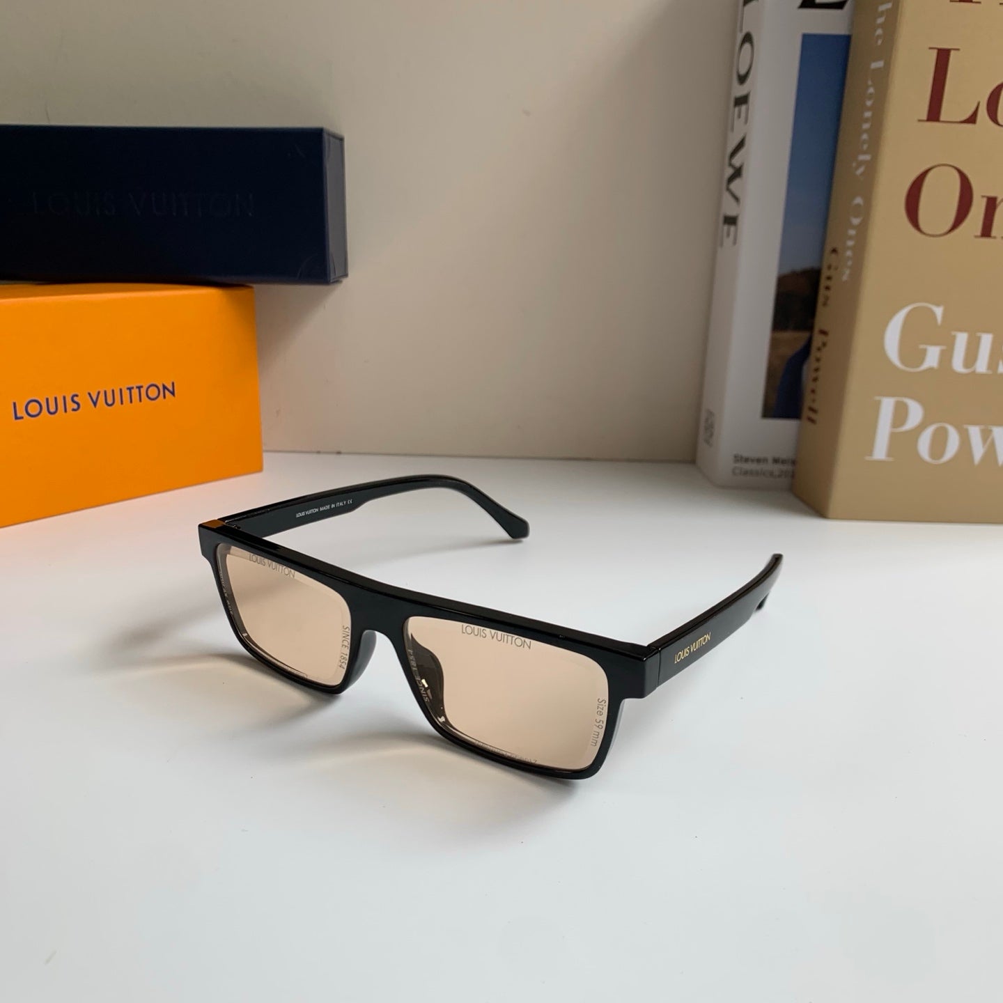 Louis Vuitton Square Silver Lens Sunglasses for Men & Women - 132200 - detail image 2