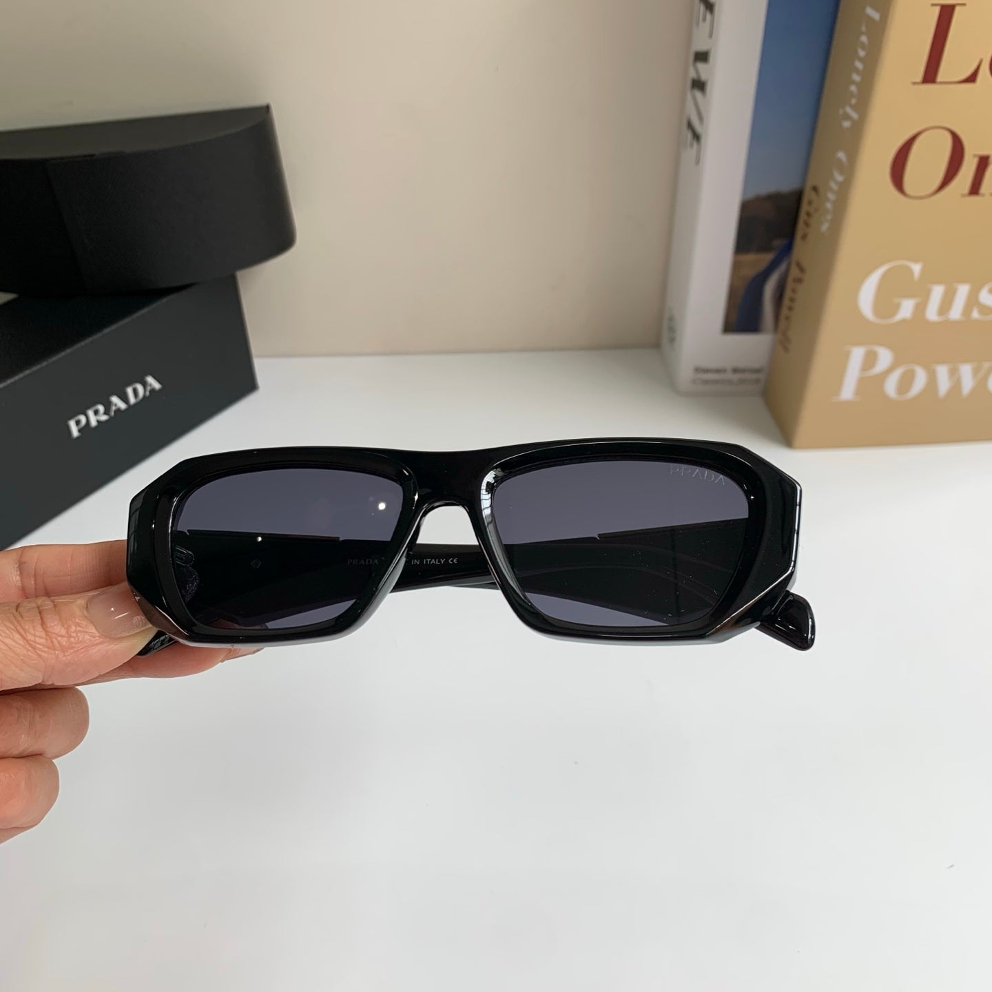 Prada Fashion Black Lens Sunglasses for Men & Women - 465604 - detail image 3