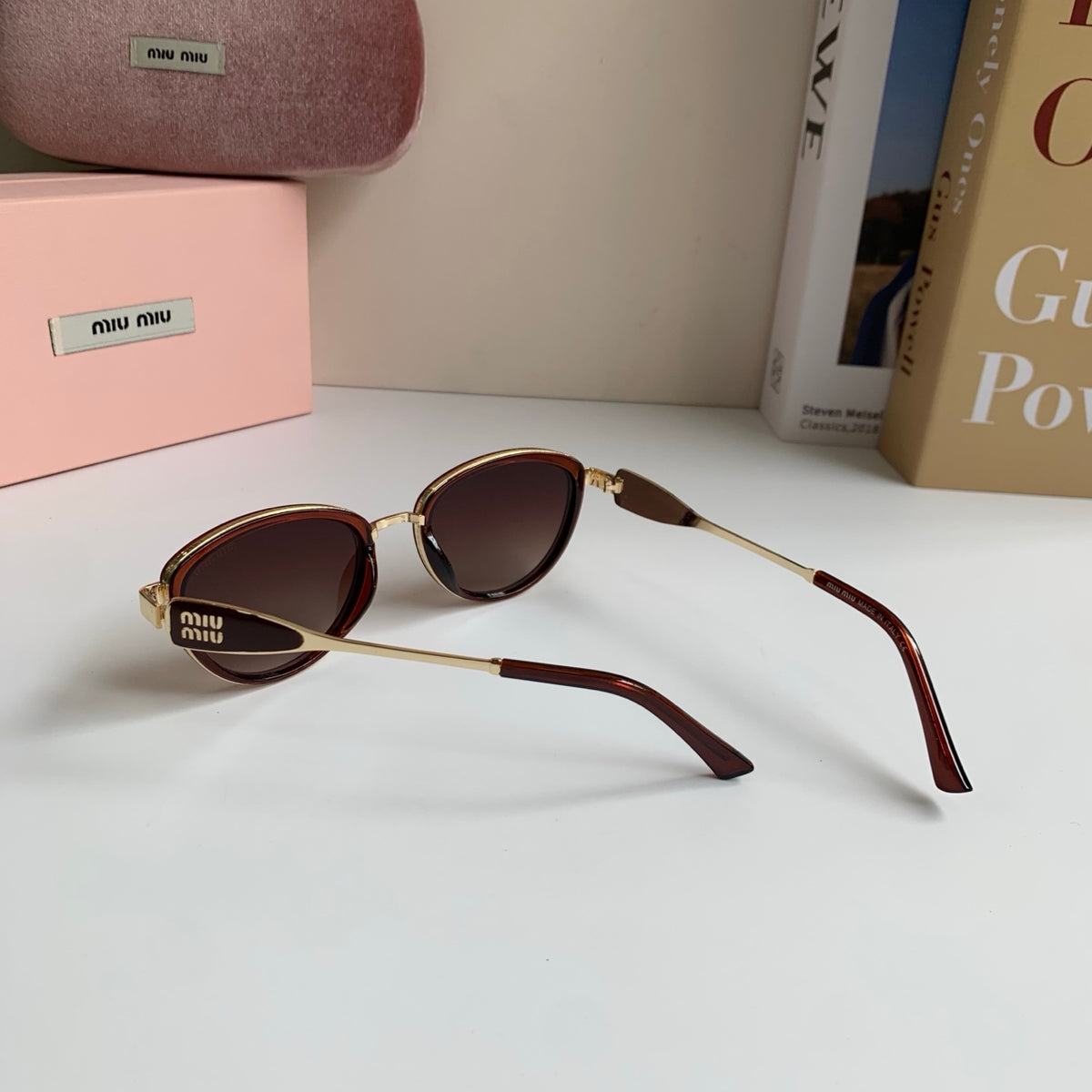 Miu Miu Metal Round Red Lens Sunglasses for Men & Women - 132606 - detail image 9