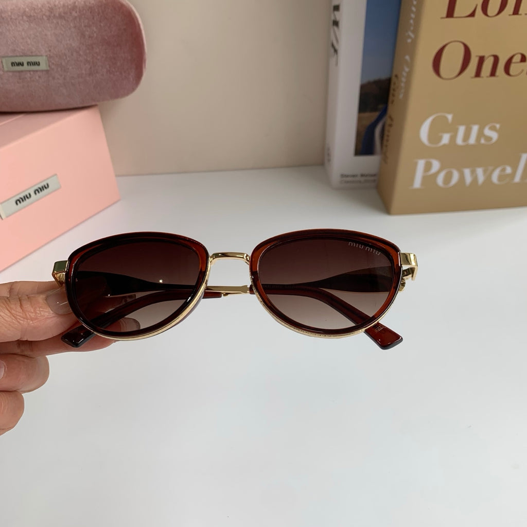 Miu Miu Metal Round Red Lens Sunglasses for Men & Women - 132606 - detail image 3
