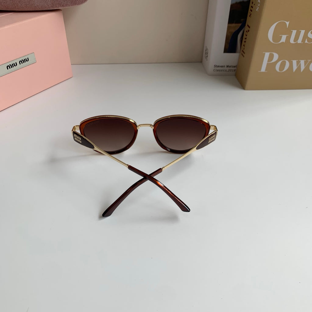 Miu Miu Metal Round Red Lens Sunglasses for Men & Women - 132606 - detail image 8