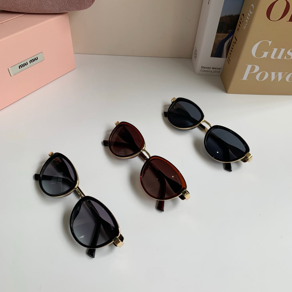 Miu Miu Metal Round Red Lens Sunglasses for Men & Women - 132606 - detail image 10