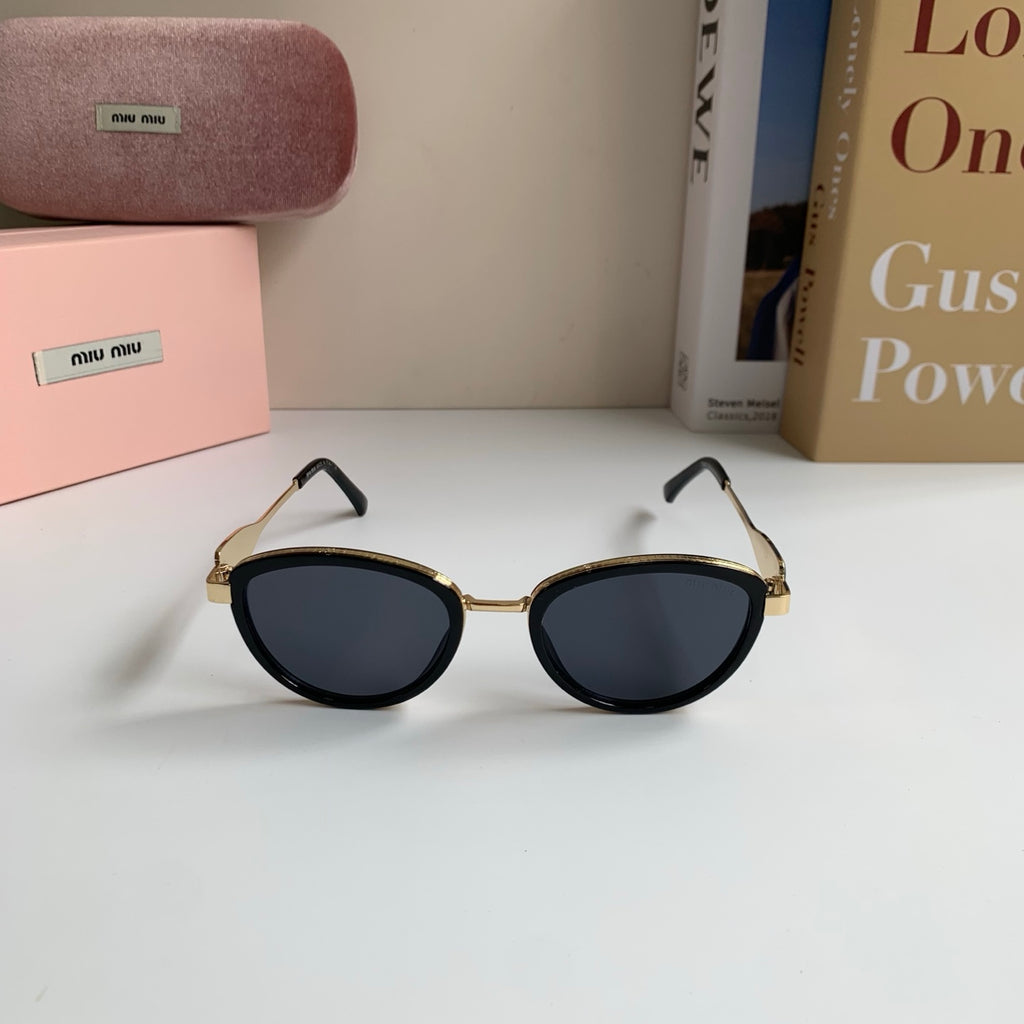 Miu Miu Metal Round Silver Lens Sunglasses for Men & Women - 132607 - detail image 5