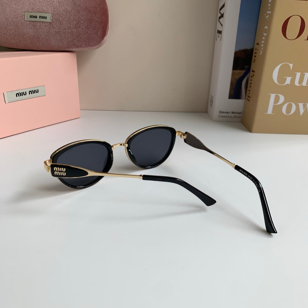 Miu Miu Metal Round Silver Lens Sunglasses for Men & Women - 132607 - detail image 8