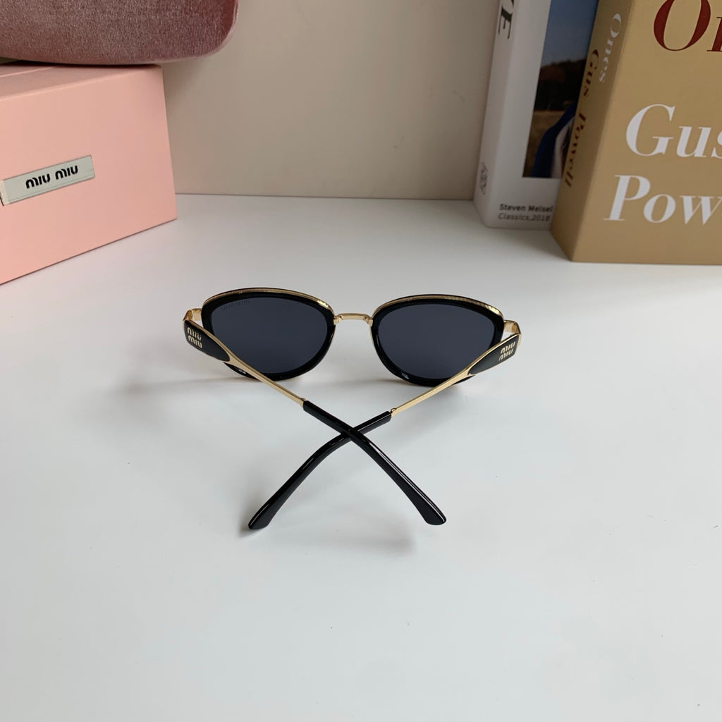 Miu Miu Metal Round Silver Lens Sunglasses for Men & Women - 132607 - detail image 6
