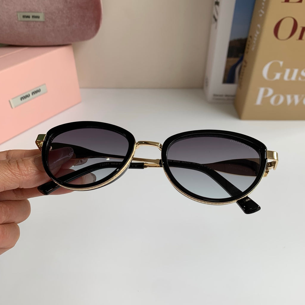 Miu Miu Metal Round Silver Lens Sunglasses for Men & Women - 132608 - detail image 3