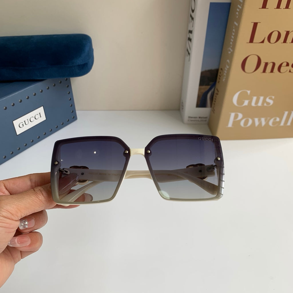 Gucci Metal Square Silver Lens Sunglasses for Men & Women - 382142 - detail image 4