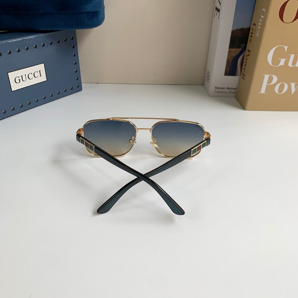 Gucci Metal Square Silver Lens Sunglasses for Men & Women - 398422 - detail image 8