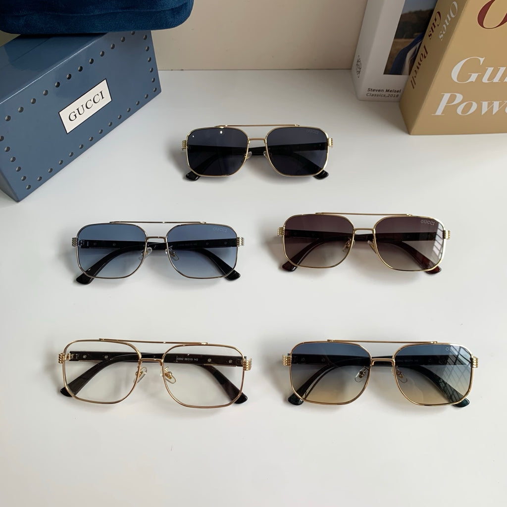 Gucci Metal Square Silver Lens Sunglasses for Men & Women - 398426 - detail image 10