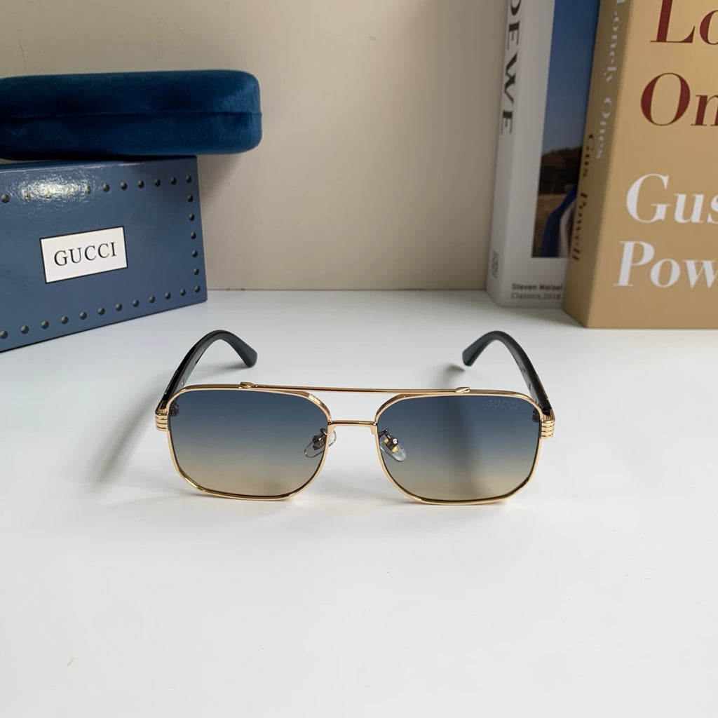 Gucci Metal Square Silver Lens Sunglasses for Men & Women - 398422 - detail image 3